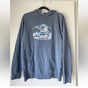 Phish Hoodie Sweatshirt Blue Mens Small Concert Music Jam Band Ice Independent